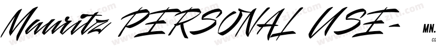 Mauritz PERSONAL USE字体转换